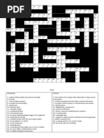 Crossword Puzzle