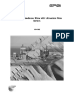 Measuring Feedwater Flow With Ultrasonic Flow Meters