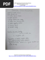 Traffic Engineering by IES Vishnu Maurya