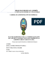 Universidad Mayor de San Andrés: Facultad de Ciencias Económicas Y Financieras Carrera de Administración de Empresas