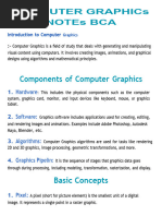 Computer Graphics Notes BCA