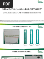 Cartigrow Implantation Manual