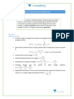 Formula Sheet Electric Potential and Capacitance First Edit