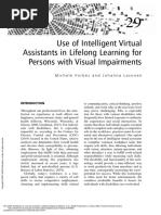 29 Use of Intelligent Virtual Assistants in Lifelong Learning For Pers