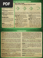 PZO2106E (ORC) - Player Reference Card