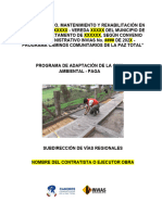 Paga Programa de Adaptación de La Guía Ambiental