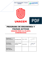 Programa de Ergonomia y Pausas Activas