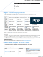 Egress IP Traffic Shaping