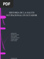 Historia de La Salud Ocupacional en Ecuador