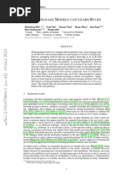 Zhaocheng Zhu1 - Large Language Models Can Learn Rules