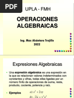 MATEMATICA BASICA - FMH-7 Operaciones Algebraicas PDF