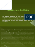 Arquitectura Ecológica