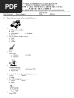 Soal Bahasa Inggris SD Muhammadiyah