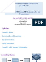 MES MODULE 3 ARM Cortex M3 Instruction Sets and Programming