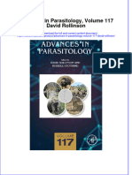 Free Download Advances in Parasitology Volume 117 David Rollinson Full Chapter PDF