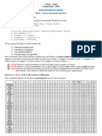 Durée: 2 Heures (Documents Autorisés) : Abderrahim - Chariete@