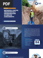 Brochure Curso Metrados, Costos, Presupuesto y Prog. de Obras en Saneamiento by CEO Academy