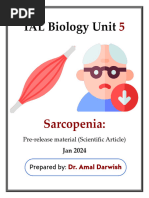 Pre Release Scientific Article Jan 2024 IAL U5 Edexcel Biology