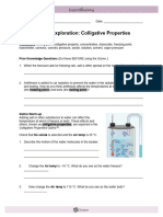 COlligative Properties GIzmo