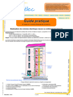 Réalisation de Colonne Électrique Neuve Ou Entièrement Rénovée