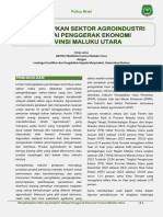 Menghidupkan Sektor Agroindustri Sebagai Penggerak Ekonomi Di Maluku Utara - 2023