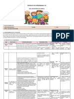 Proyecto Nos Divertimos en Familia 3 Años