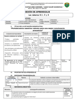 SESION DE MATEMATICA LOS NÚMEROS 0 1 2 y 3