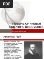 Timeline of French Scientific Discoveries