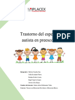 Trastorno Del Espectro Autista en Preescolar