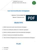 Lecon 2 - Les Macomolecules Biologiques - Dec13