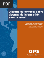 Glosario de Terminos de Sistema de Informacion en Salud