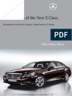 Introduction Into Service Manual W212 Sedan