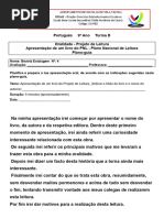 Plano-Guia Apresentação Oral - Português - 9ºano