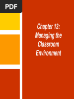 Managing The Classroom Environment