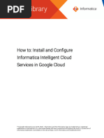 How To: Install and Configure Informatica Intelligent Cloud Services in Google Cloud