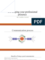 Developing Your Professional Presence-4 2