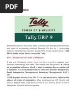 What Is Tally Erp 9