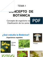 Tema1 - Concepto de Botánica