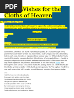 Aedh Wishes For The Cloths of Heaven