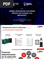 1 - Sabes Dimensionar Una Planta Eléctrica de Acuerdo A Su Aplicación