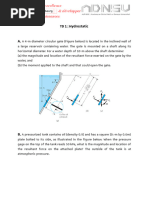 TD 1: Hydrostatic A