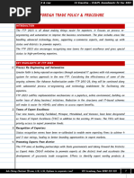 Chapter 5 - Foreign Trade Policy & Procedure: 1. Process Re-Engineering and Automation