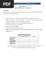 Examen Bromatología I - Gestión y Verificación de Alérgenos en Industria