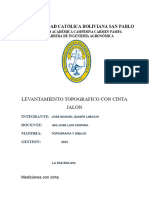 Levantamiento Topografico Con Cinta Jalon