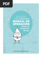 Fundacion Cantaro Azul Manual de Operacion de Los Sistemas de Agua Segura Modalidad Escuela Mediana 2017