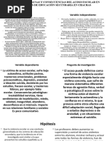 Análisis de Las Causas y Consecuencias Del Acoso