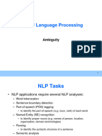 NLP Ambiguity