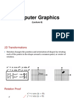 Computer Graphics: (Lecture 8)