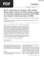 Acta Obstet Gynecol Scand - 2004 - Mayerhofer - Ki 67 Expression in Patients With Uterine Leiomyomas Uterine Smooth Muscle