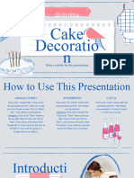 Handdrawn Illustrative Cake Decoration Tutorial